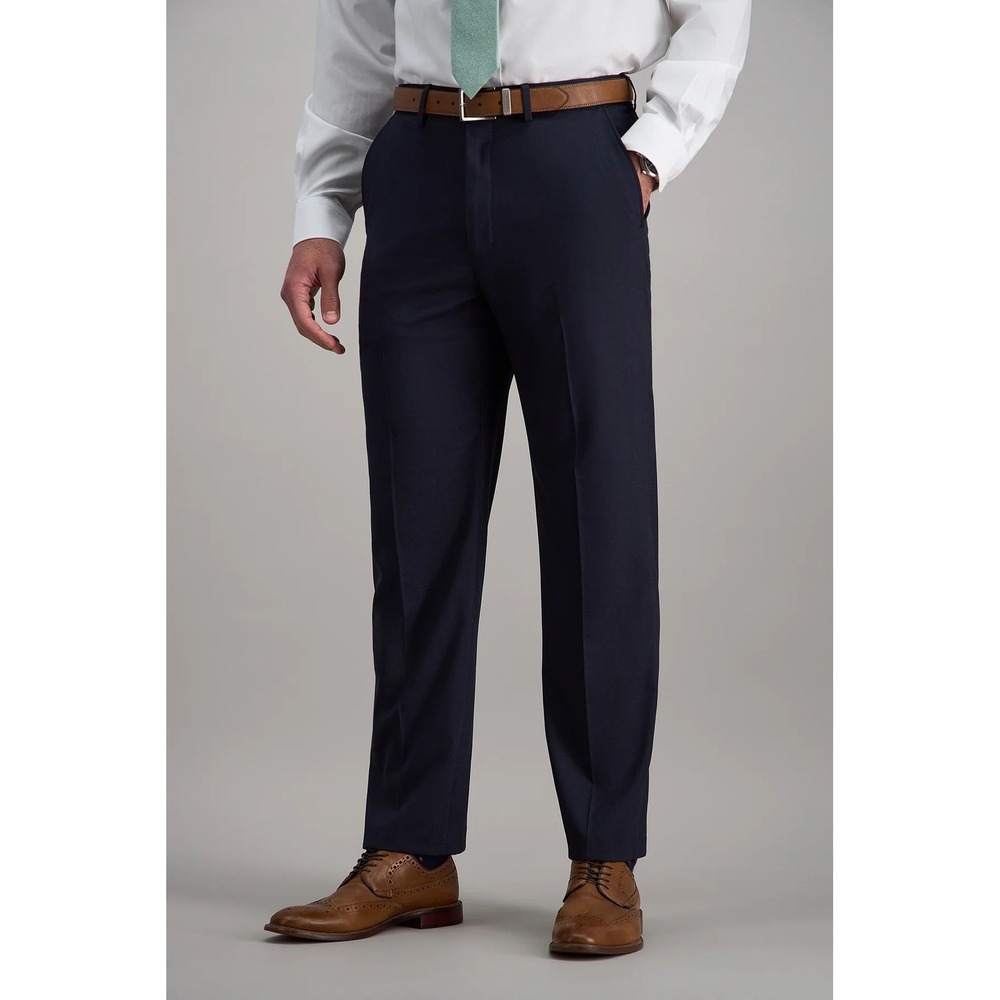 MSRP $100 J.M. Haggar HY00182 Men Classic Fit 40x29 Dark Navy Suit Pants Premium